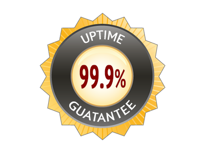 Garantia de tempo de uptime do servidor de 99.9%