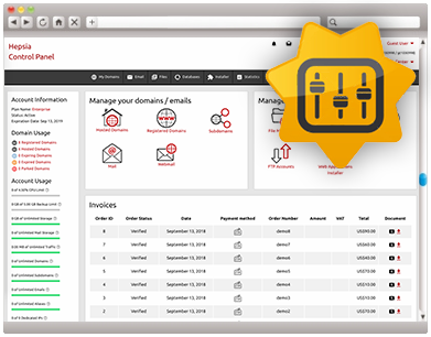 Site Control Panel